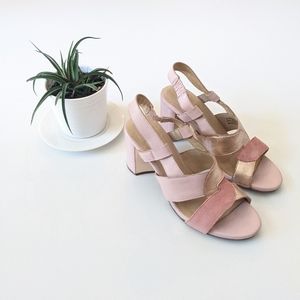 Seychelles Blush Pink Leather Sandals
